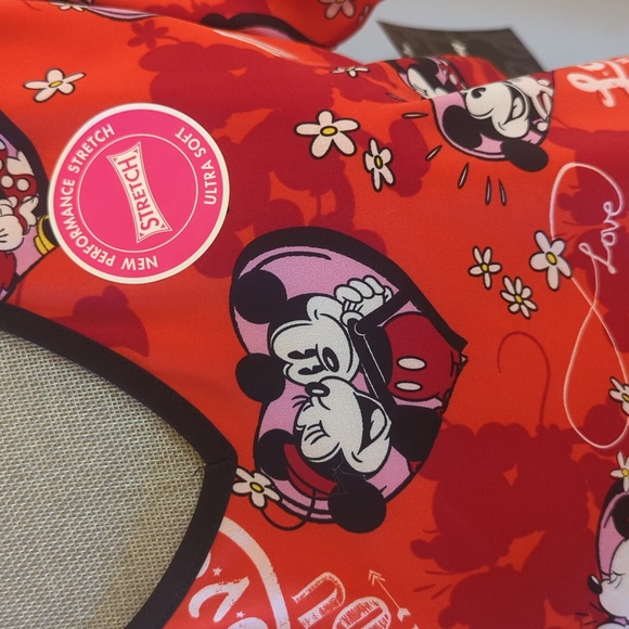 Disney Minnie and Mickey V-neck scrub top - Picture 2 of 8